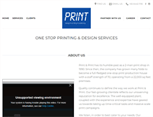 Tablet Screenshot of printnprint.com